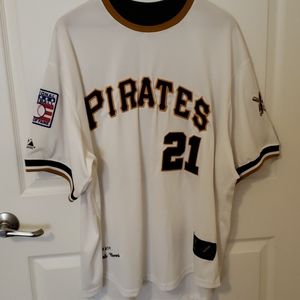 Roberto Clemente Pirates Hall of Fame Jersey